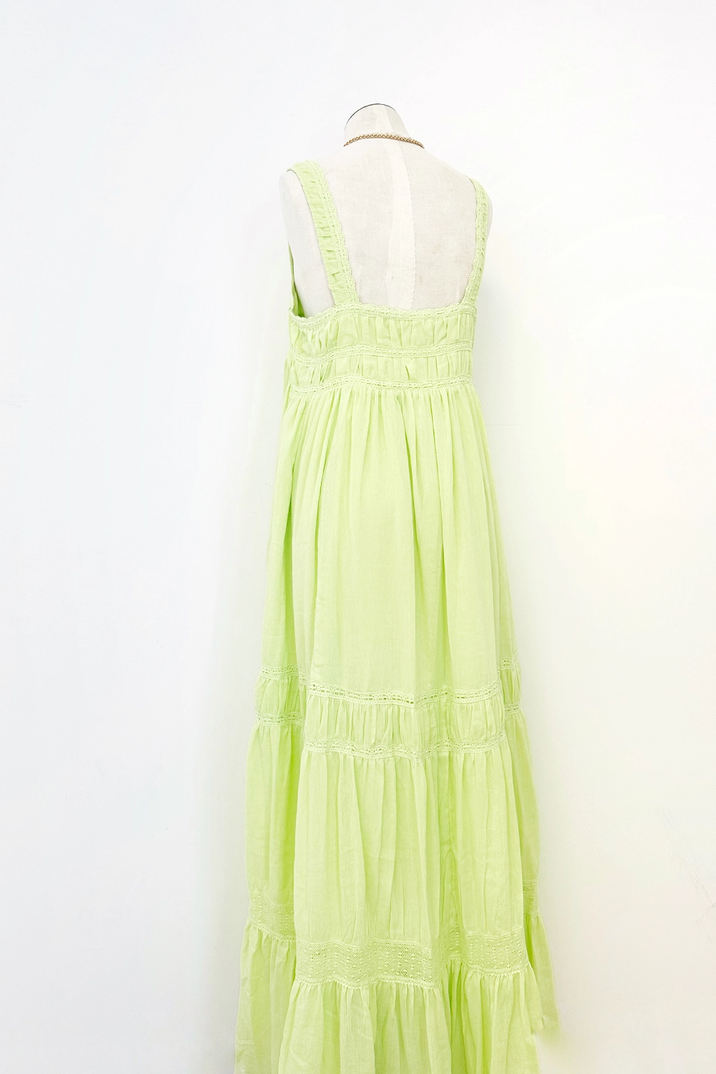 Bridgette Woven Maxi Flared shape Ribbed-Texture