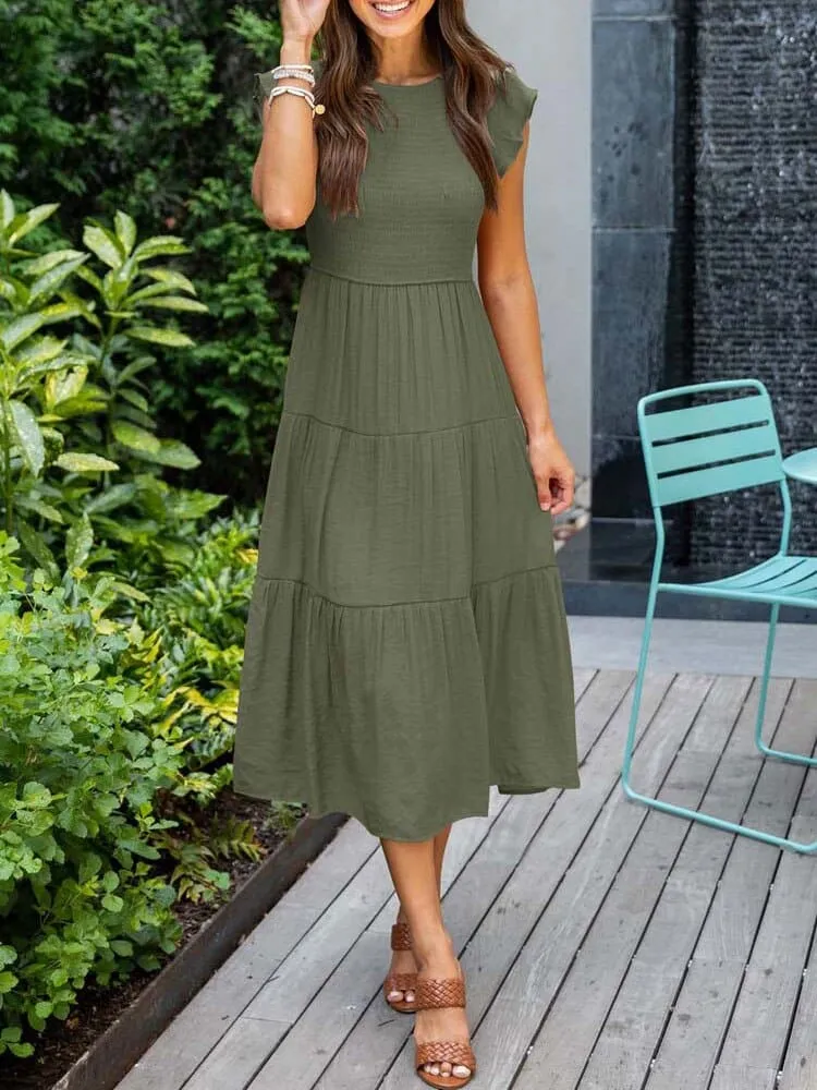 Body Positive Smart and Relaxed Women's Fashion Summer Long Dress