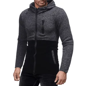 Warm Fashion Casual Long-Sleeved Thick Knitted Men'S Sweater
