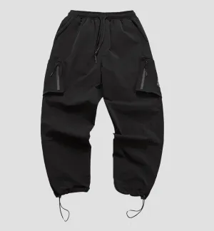 Soft Performance Smooth Texture Casual Pants Loose Wild Drawstring Feet Men