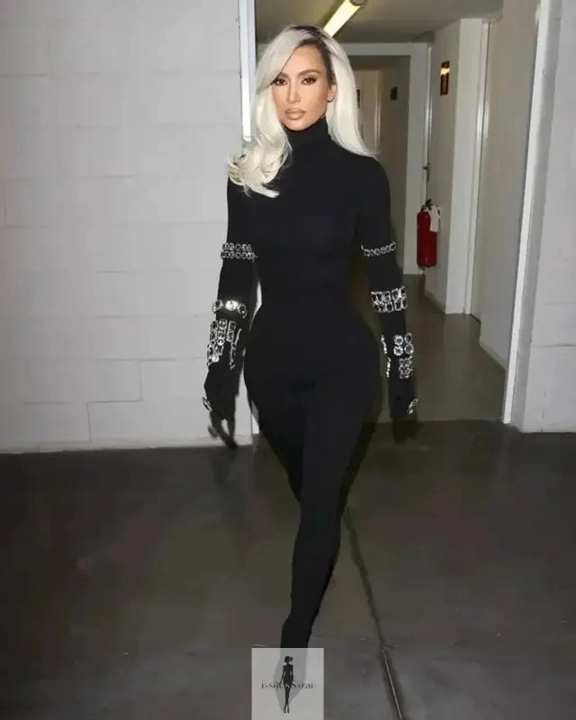 Dinner Relax Celebrity Red Carpet Jumpsuit