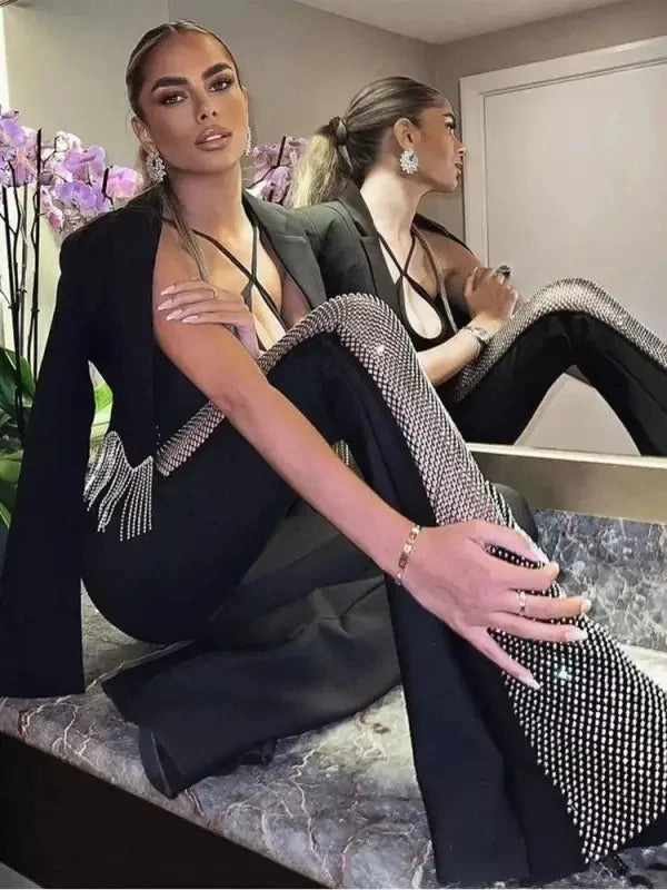 Slim Fit Design OdorResistantFinish High Waist Flare Long Pants