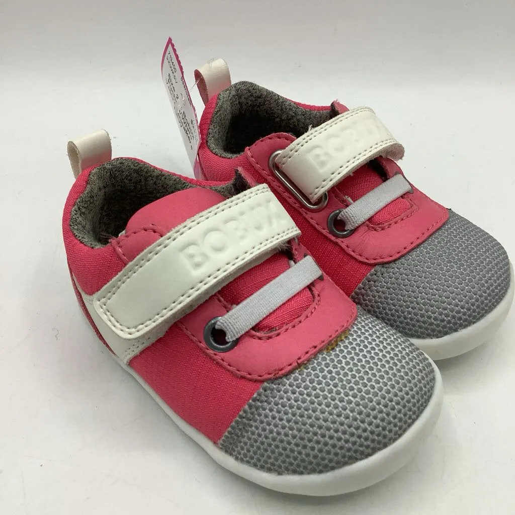 Energy Returning Heel Size 2.5: Bobux Fuchsia/White Velcro Sneakers NEW