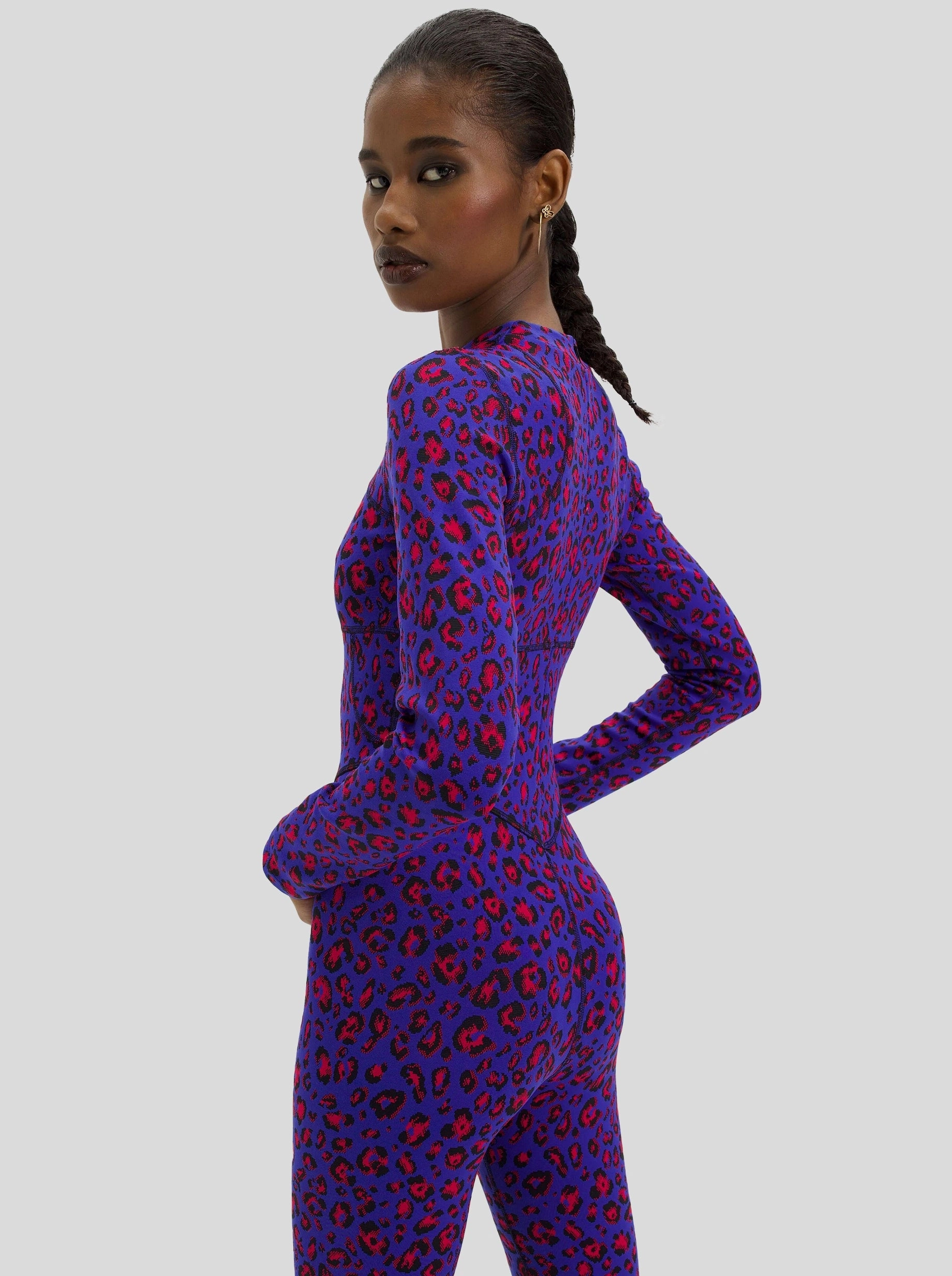 Sale Combinaison Hilton en jersey l??opard Arctique