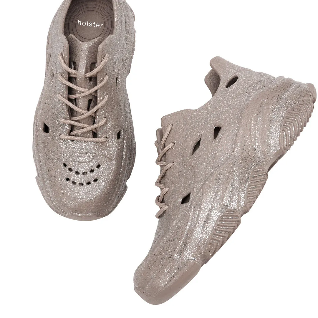 Fierce - Beige Glitter Press Look