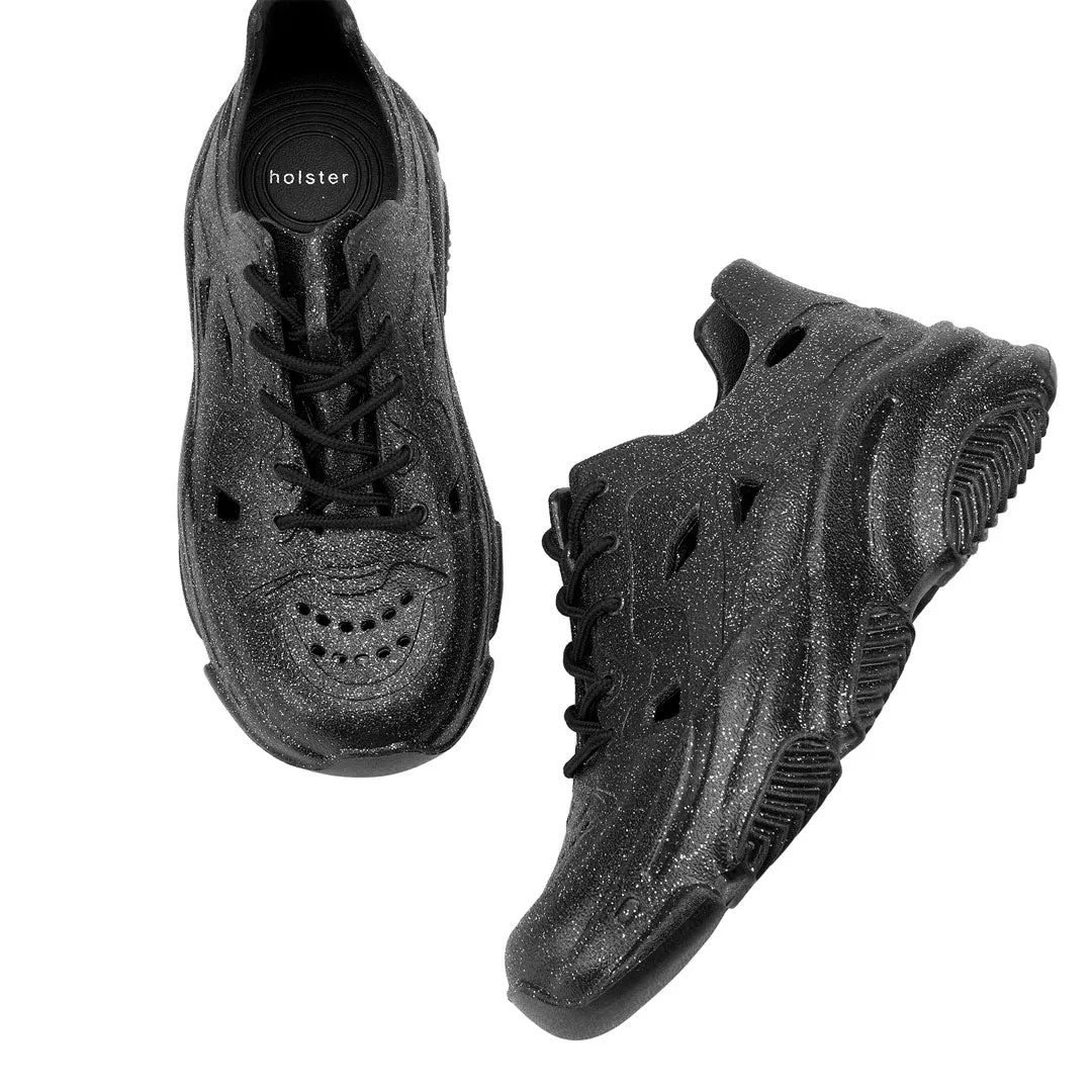 Fierce - Black Glitter Bazaar Day linen fresh