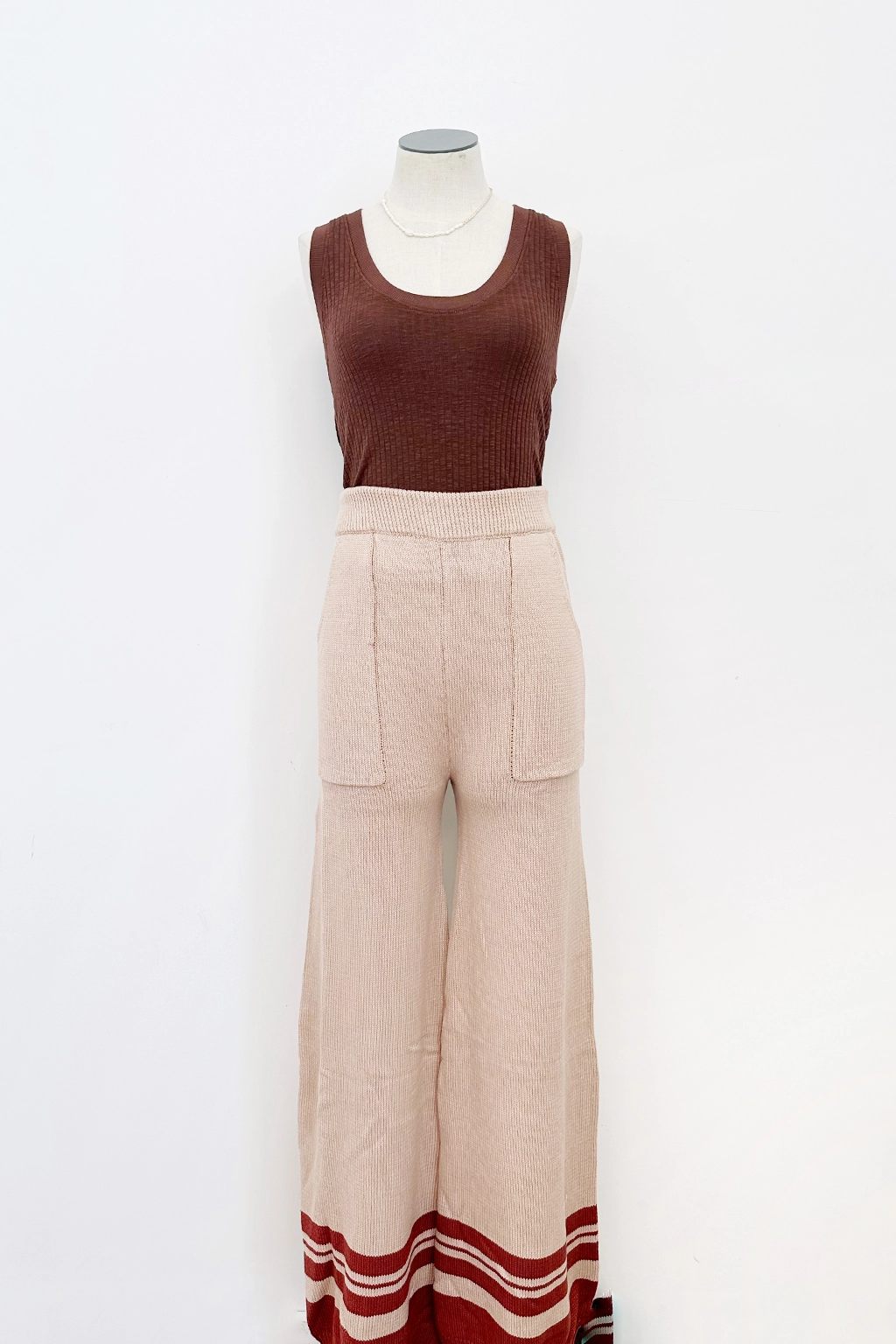No Rubbing Resilient material Autumn Spice Knit Pant