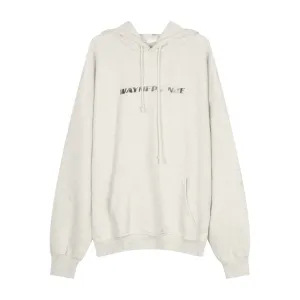 Weekend Casual Shrink resistant Korean Metal Letter Design Sense of Simple Ins Sweater