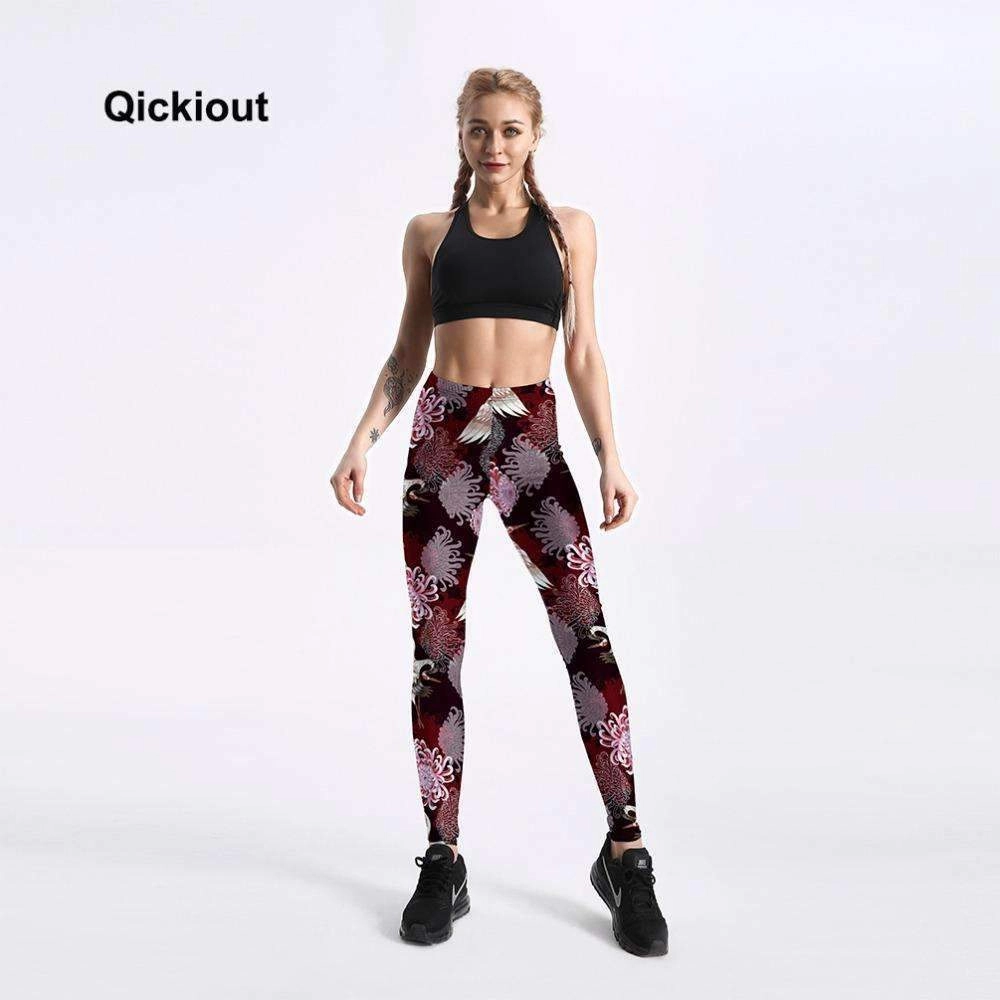 fantasy Women's Autumn Hot Daisy Swam Fitness Leggings