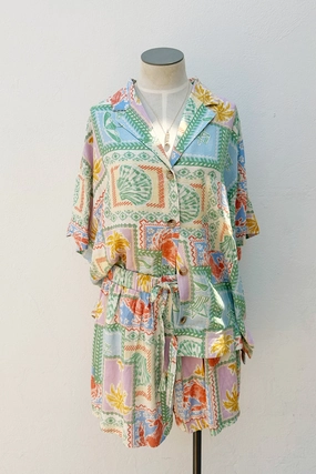 Paradiso Short Sleeve Shirt Bound Seam Finish