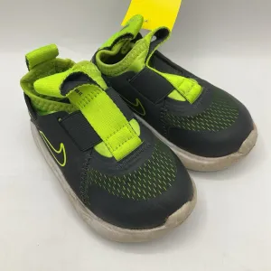 Size 6: Nike Grey/Green Slip-On Sneakers carbon fiber shank