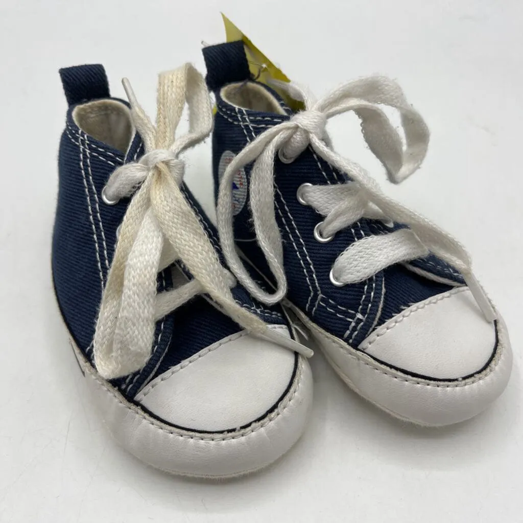 Cushioned Insole Technology most sporty Converse Blue/White Soft Sole Baby Shoes