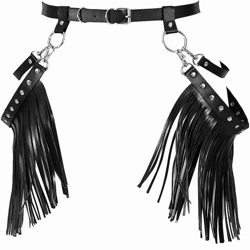 Punk Cowboy Girl Waist Belt Adjustable Strap Tension UV Protective Fabric
