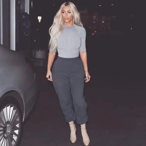 Women Streetwear Loose Leggings Total Ease Smooth Texture