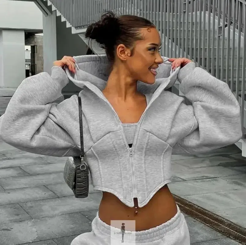 Wool Fit Prince Core Corset-style hoodie Jackets