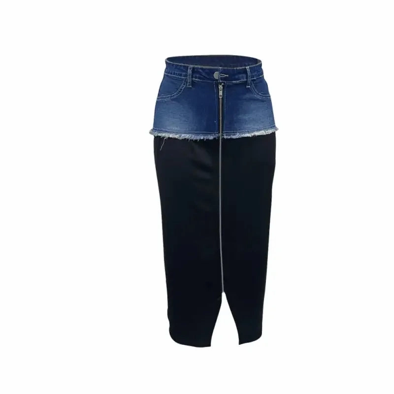 Trendy wrap gown Skin Touch Cowboy Pencil Skirt