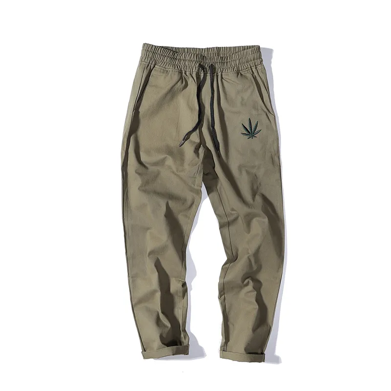 Breathable Layer Casual Cropped Pants Loose Hip-Hop Pants for Teenagers