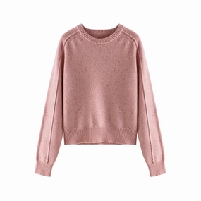 Cozy Soft Round Neck Wool Sweater Odor Resistant Seasonal Layers