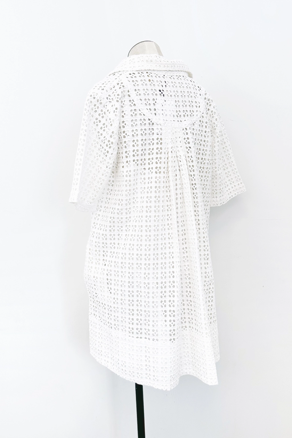 Remino Eyelet Mini Dress Bohemian style