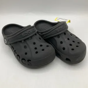 Elegant flair Size 10: Crocs Black Adjustable Strap Shoes