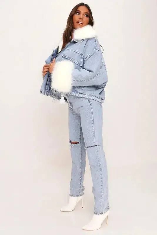 Denim Loose Jacket Balance Core AntiSnagTechnology