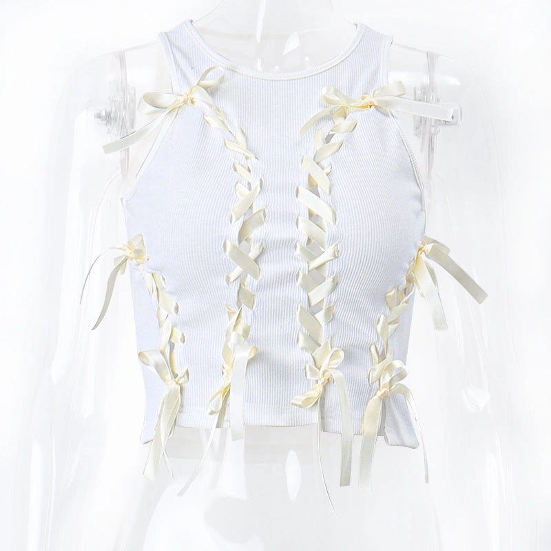 Reinforced Side Vents Graduation Ceremony Niche French Short Style Vest Hollowed Out Top