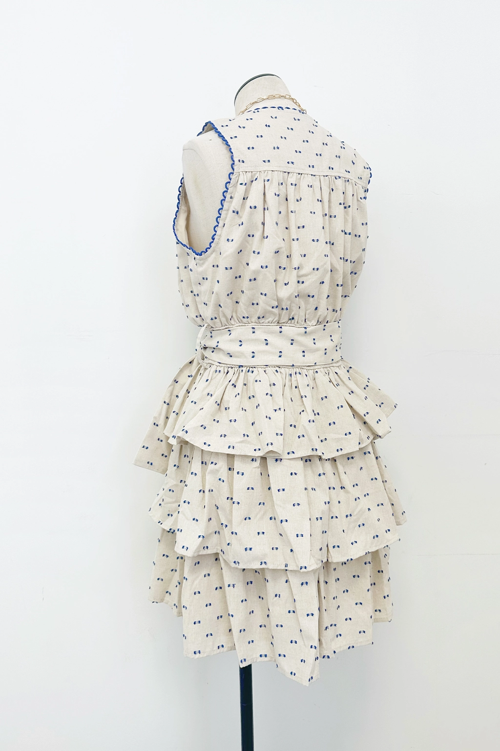 Donatella Tiered Mini Dress Resort-Wear