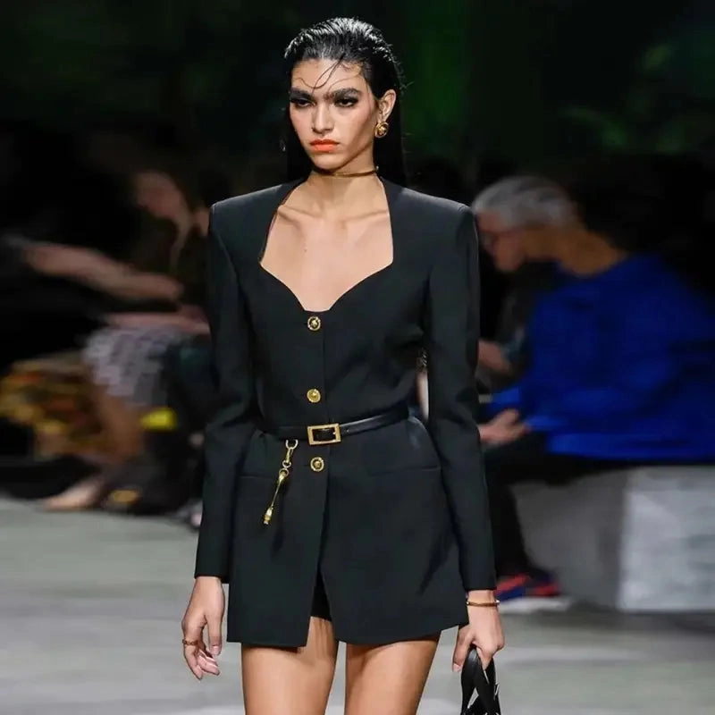 Chic Celebrity Dress Seamless Sleeve Construction LightweightWeave