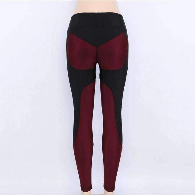 Women's Dark Blue Fitness Leggings Anti-microbial ThermalRegulation