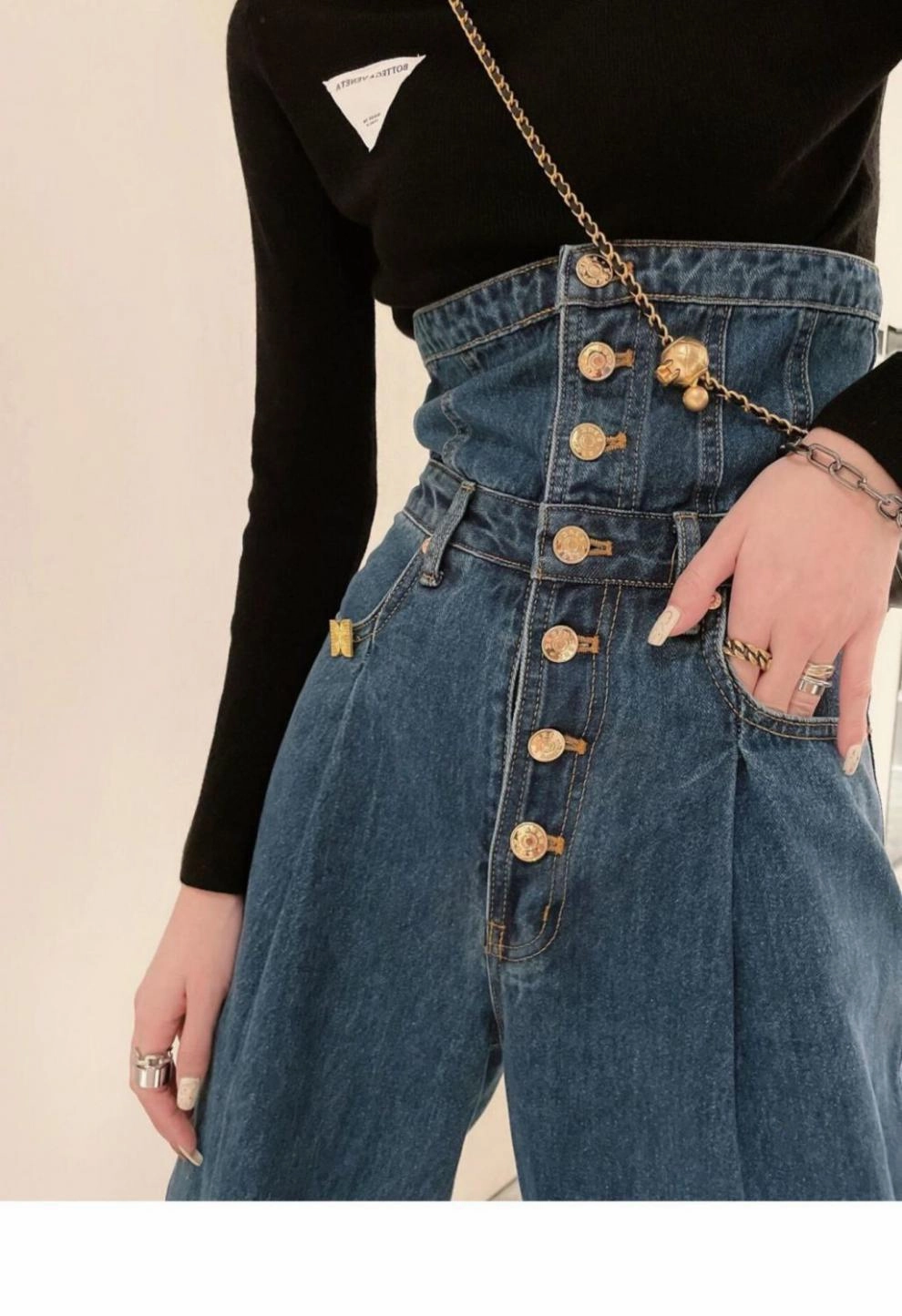 Relaxed High Waist Wide Leg Pants Feeling Flare Trend Stylish Sunny Vibes