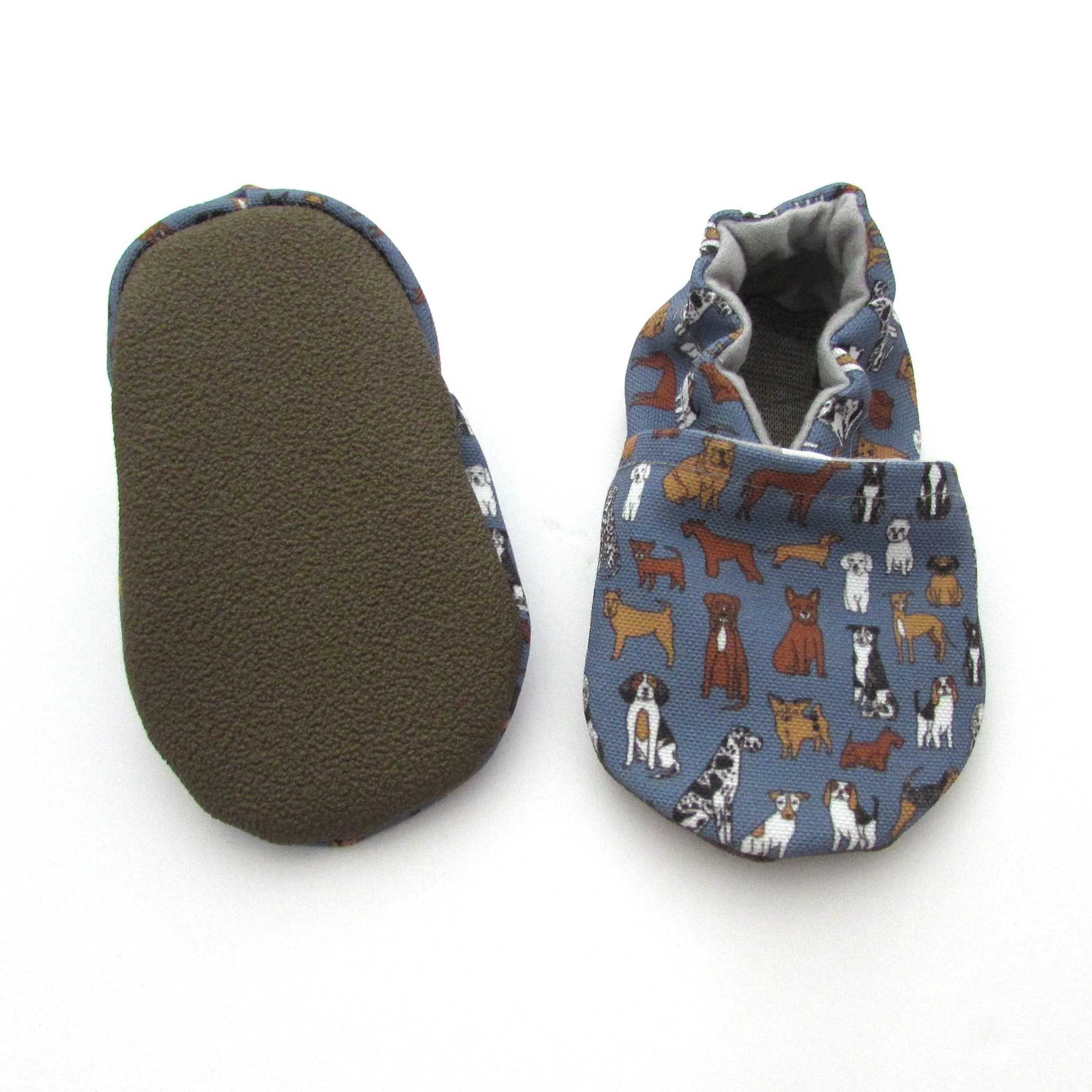 Machine washable non - slip user Dog Eco-Canvas Baby Shoes