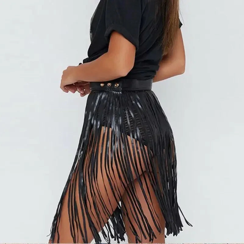 Ocean Vibes Laid-Back Vibes Tassel Cover up Skirt