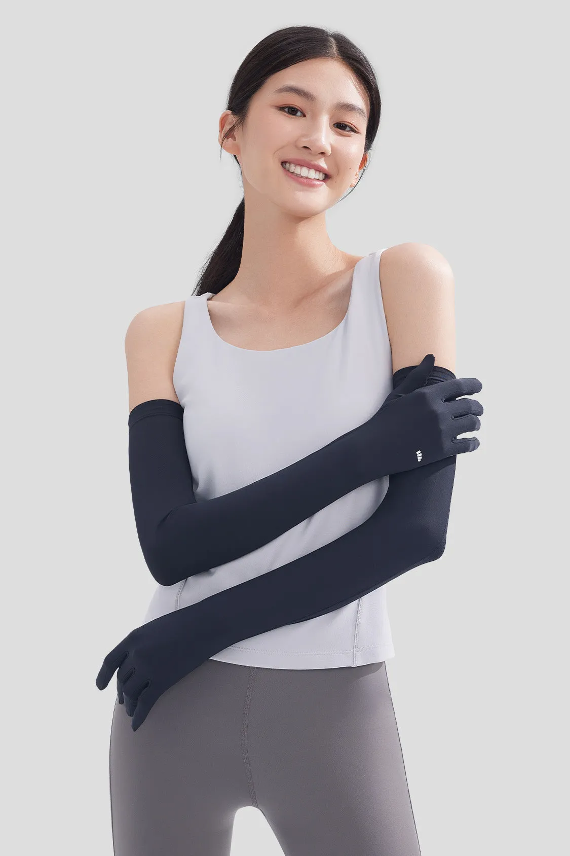 Eco Friendly Design Longloop - Women's Sun Protection Arm Sleeves with Golves UPF50  UltraSoftInterior