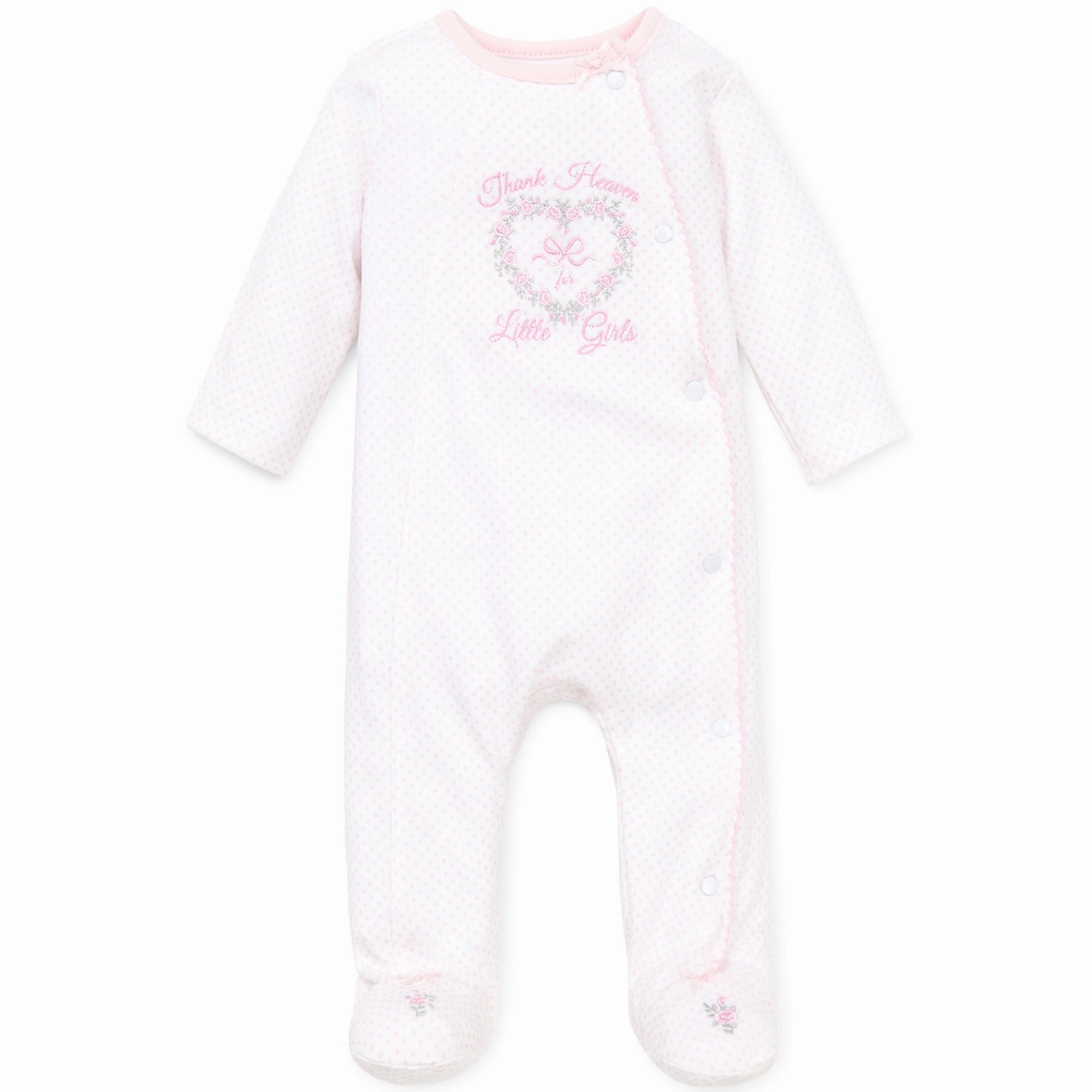 MultiPocketDesign Baby Girl Sleeper Thank Heaven for Little Girls LBQ01556N