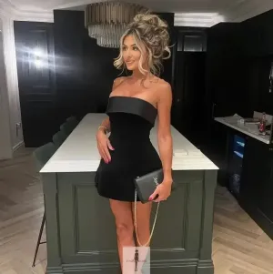 Off Shoulder Short Gown Dress Comfortable Jacket Seamless transition