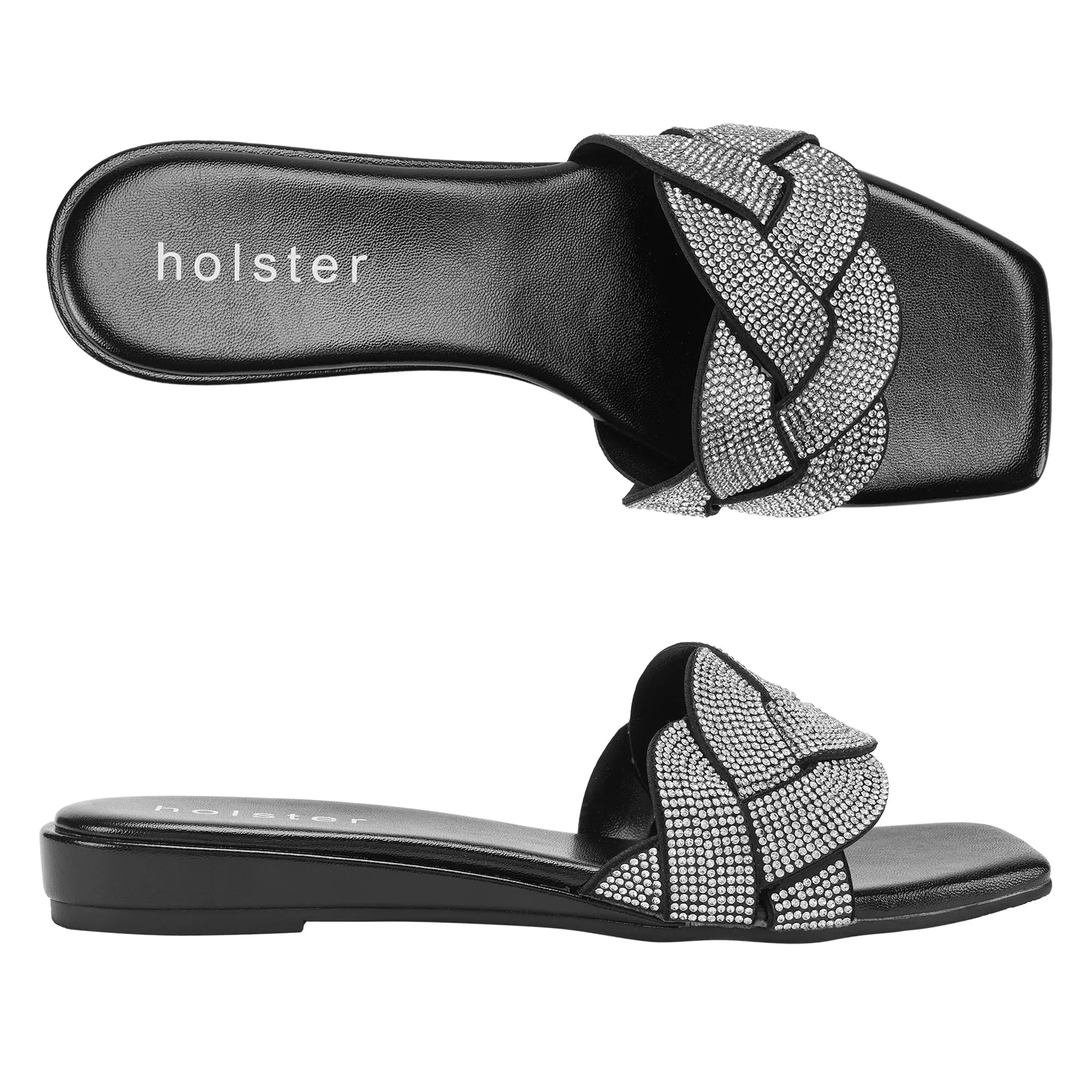 Anastasia Low Wedge - Black Street Beat Everyday Cushioning