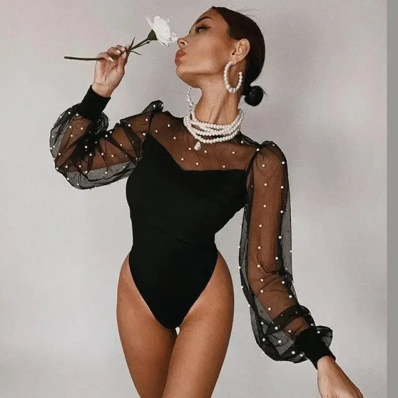 AntiBacterialTreatment Elegant Pearl Bodysuit