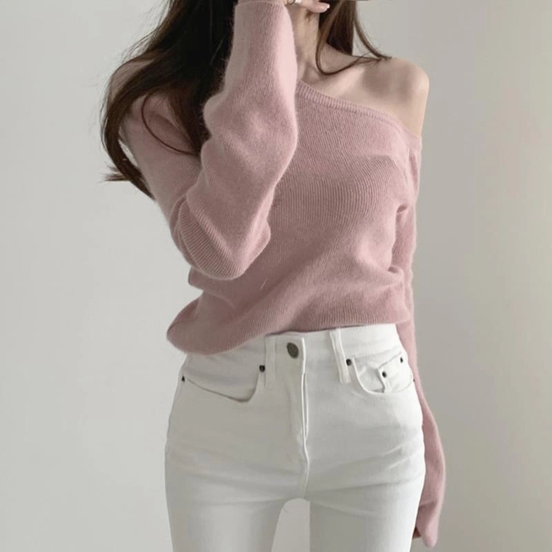 Handsome Finish Elegant And Slim Skinny Long Sleeve Sweater