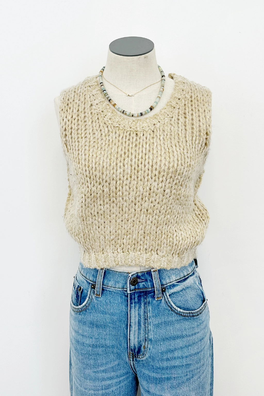 Eleny Sweater Vest OrganicCottonBlend