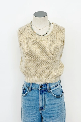 Eleny Sweater Vest TactileWeave