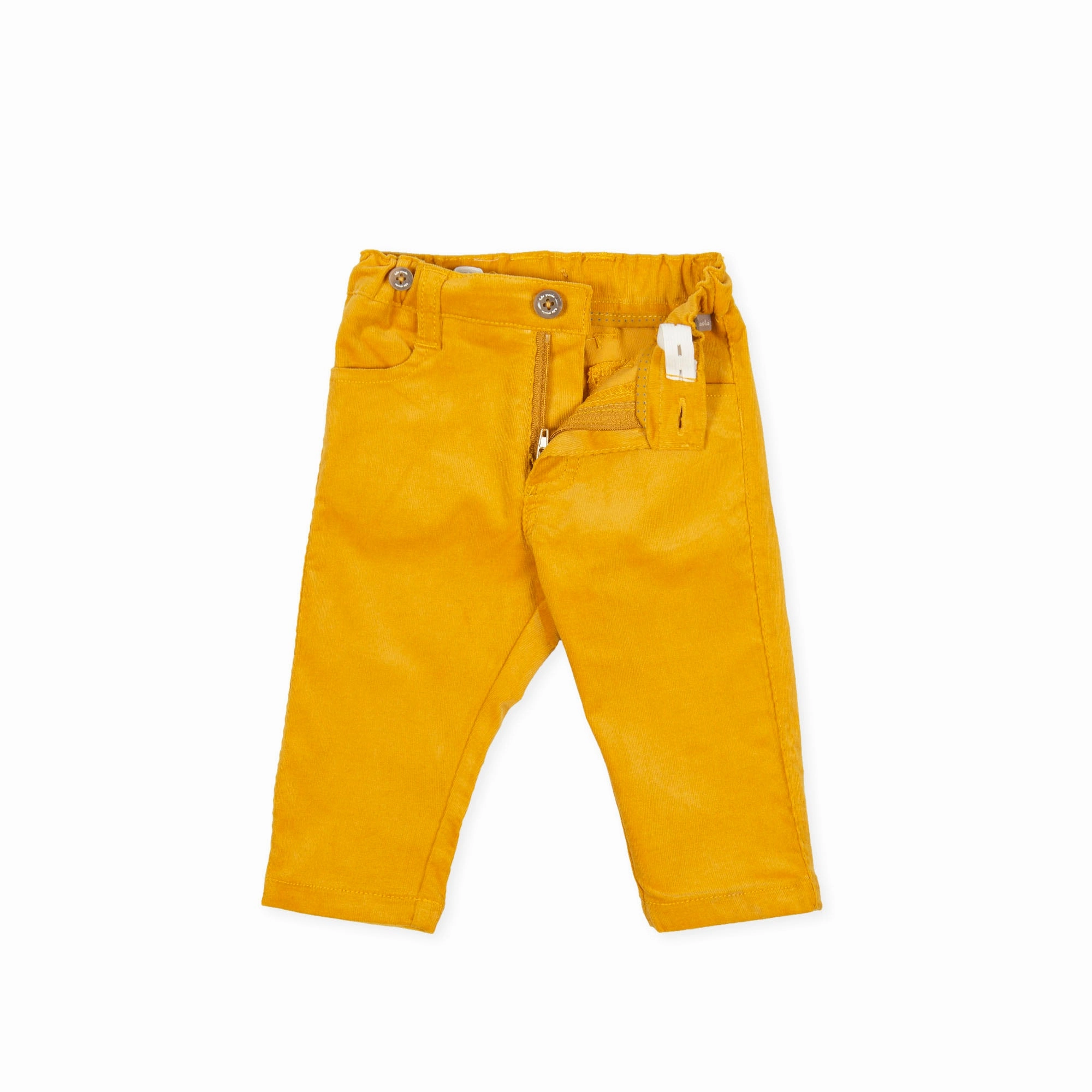 Instant Dry Pure Fabric Tutto Piccolo 9112 Pantal??n Nanopana Nanocord Trousers - Mustard