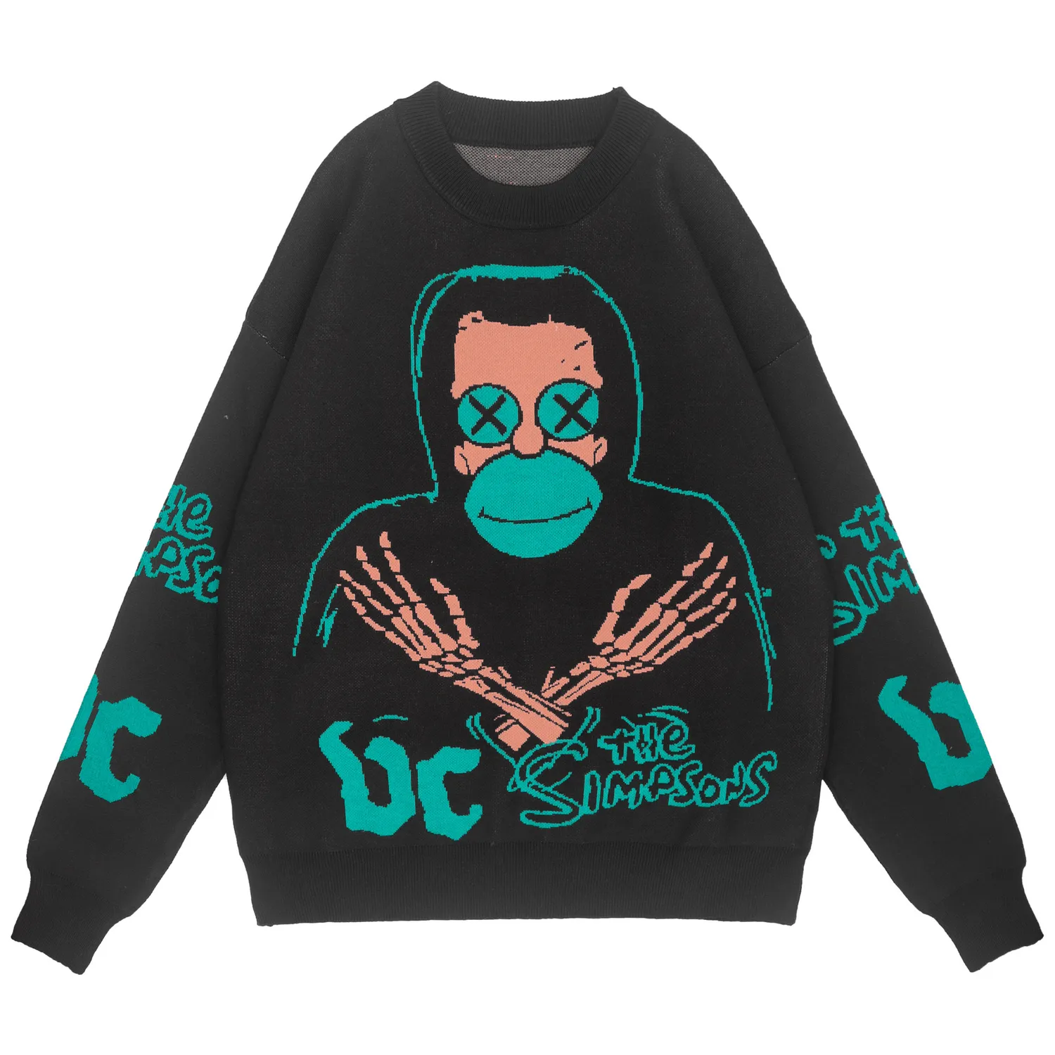 European and American Street Trendy Thin Couple Sweater Quick Dry Performance Flatlock stitching