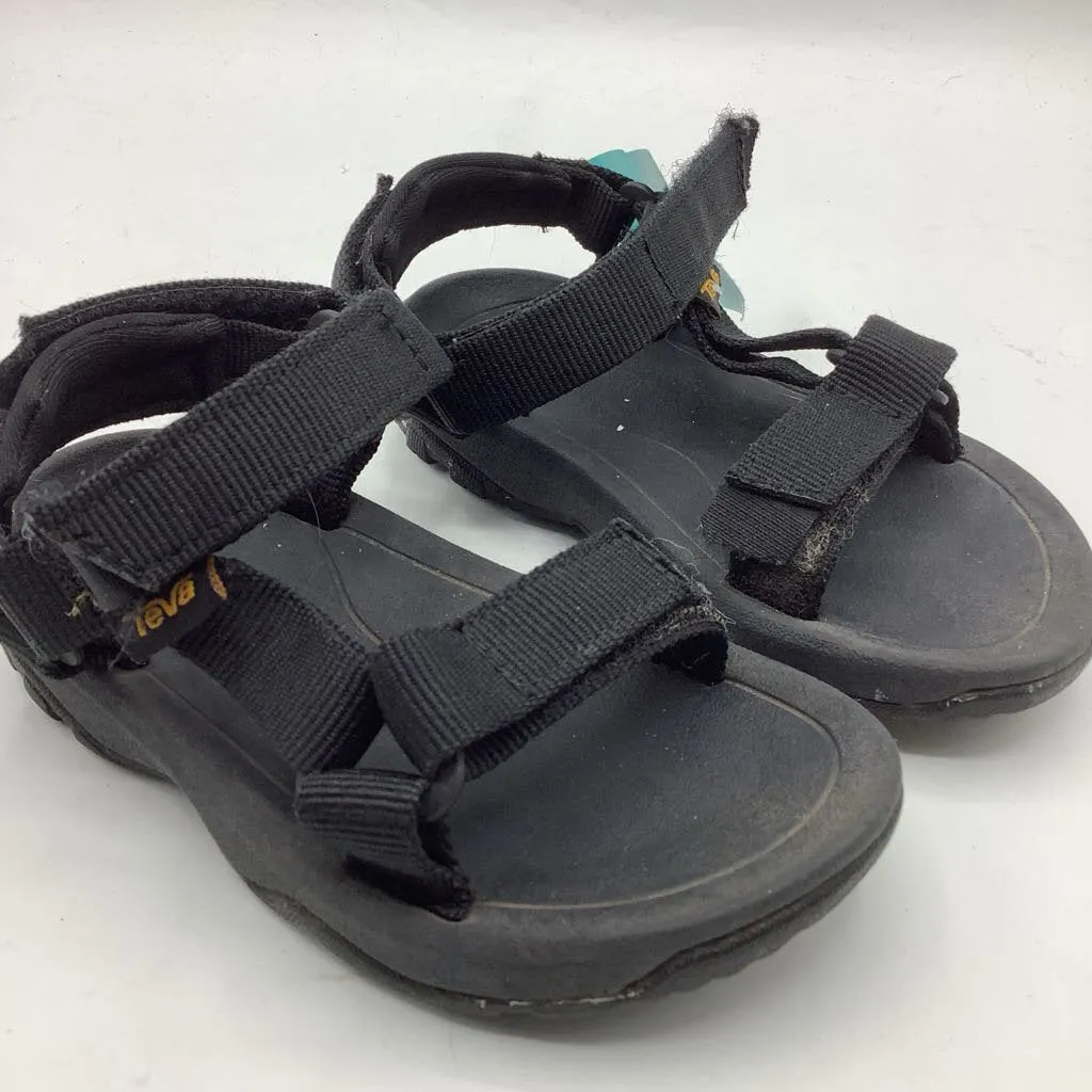 Strong Stitching Instant Comfort Shoes Size 6: Teva Black Velcro Strap Sandals
