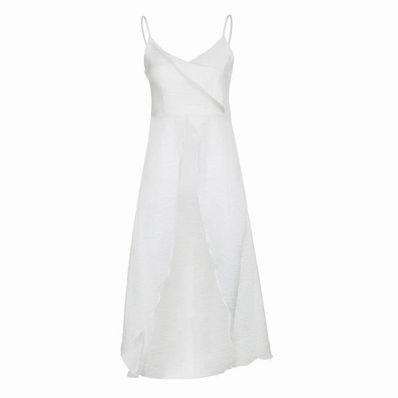 Spicy Girls' Personality Strap Top Summer Non-Iron