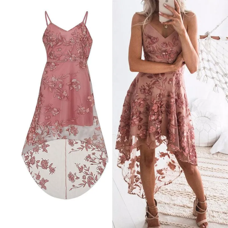 Layering Piece Explosive Models Sexy Sling Irregular Lace Stitching Dress Bandage Skirt