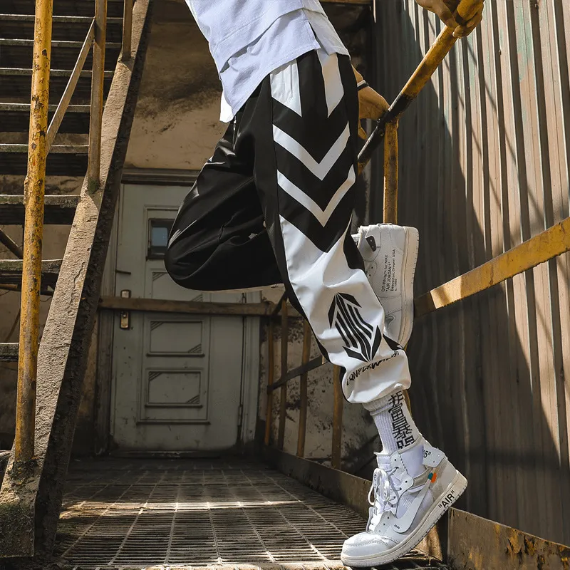 Falling Wide Leg Pants All-Match Harajuku Straight-Leg Sports Pants Breathable Style