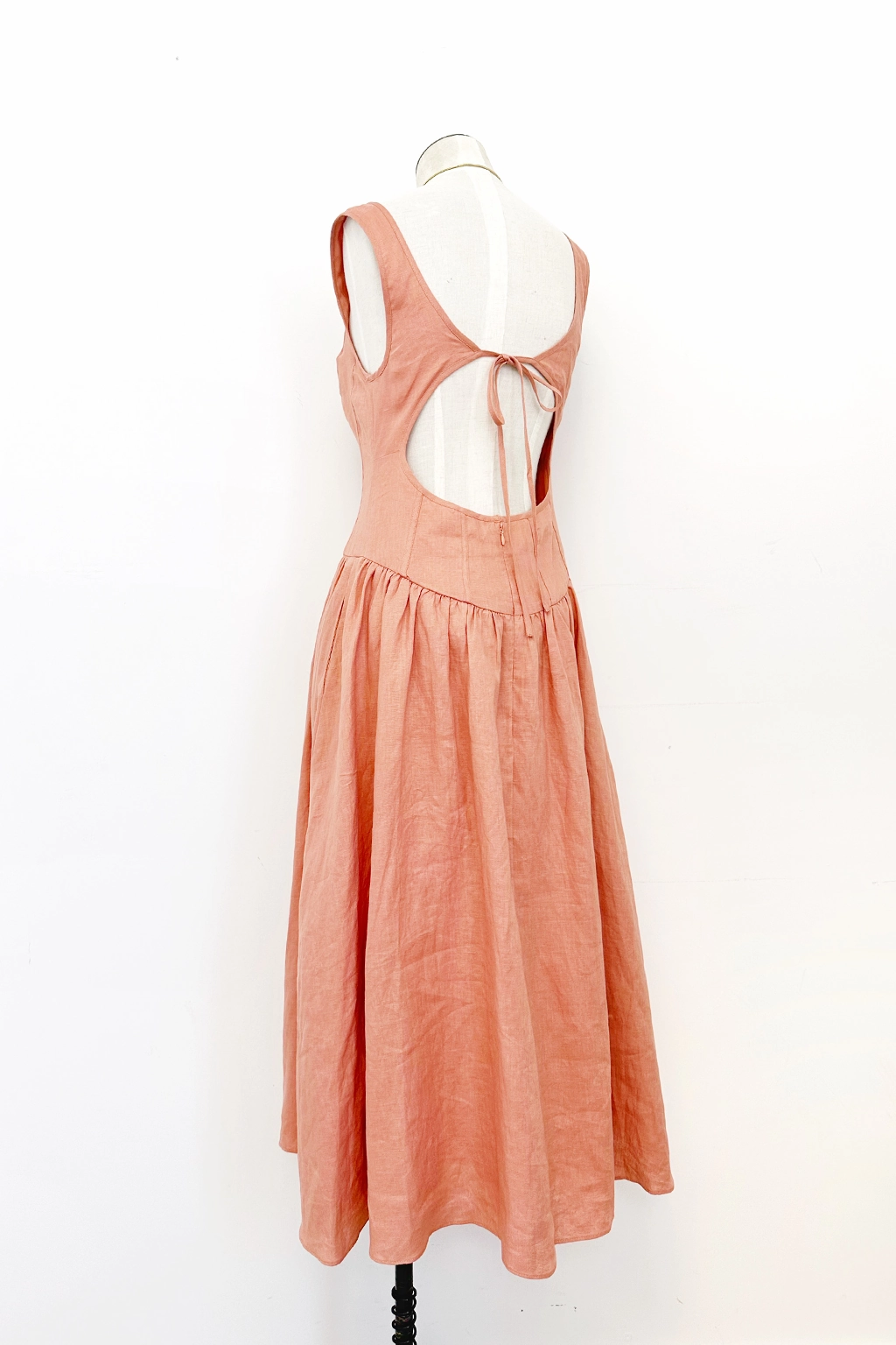 Thierry Linen Midi Dress Polished look dress