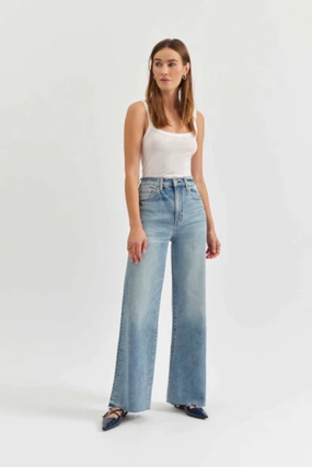 Far Out HR Wide Leg Jean Breathable Material Smooth Lining