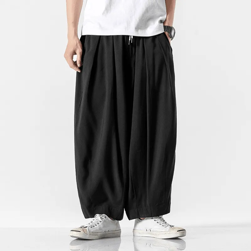 Straight Cropped Harem Pants Chill Comfort Wear