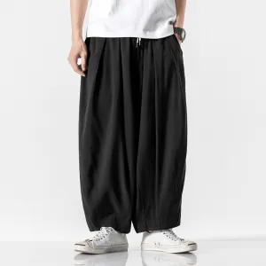 DurableConstruction CompressionFitFabric Straight Cropped Harem Pants
